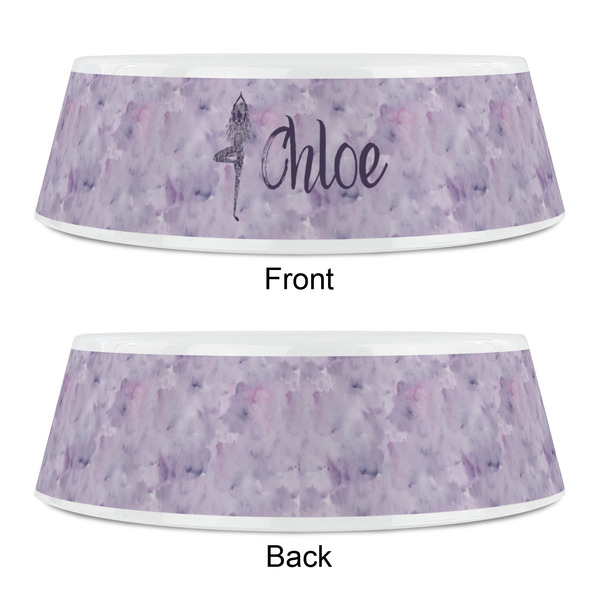 Watercolor Mandala Plastic Pet Bowls - Small - APPROVAL