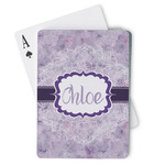 Watercolor Mandala Playing Cards (Personalized)