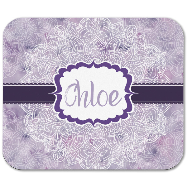 Watercolor Mandala Rectangular Mouse Pad - APPROVAL