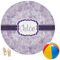 Watercolor Mandala Round Beach Towel (Personalized)