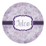 Watercolor Mandala Round Decal - Small (Personalized)