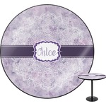 Watercolor Mandala Round Table - 30" (Personalized)