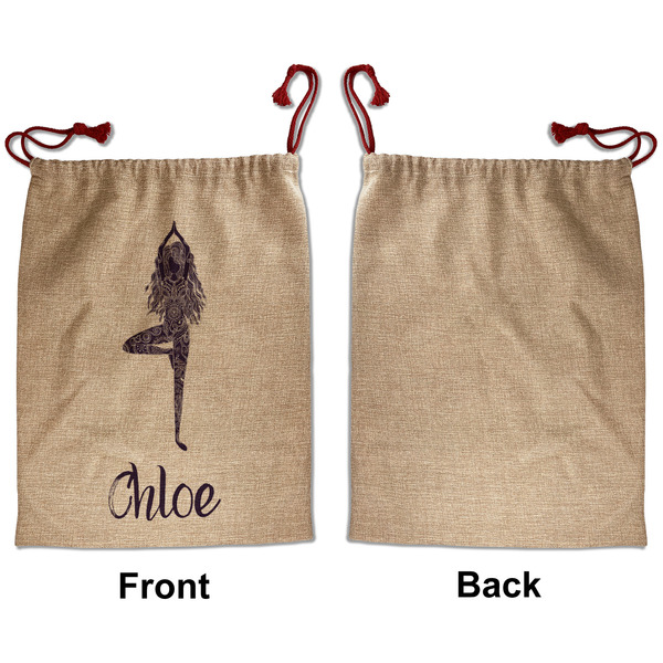 Watercolor Mandala Santa Bag - Approval - Front