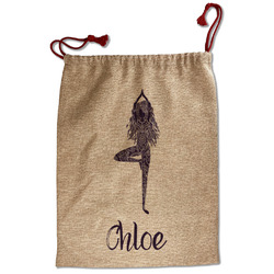 Watercolor Mandala Santa Sack - Front (Personalized)