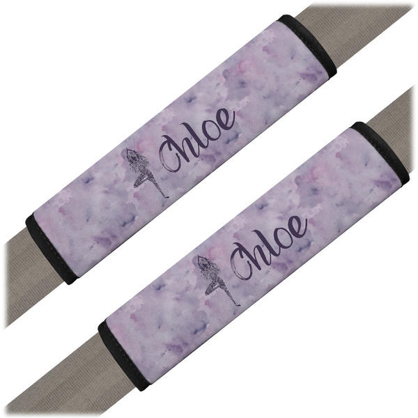 Custom Watercolor Mandala Seat Belt Covers (Set of 2) (Personalized)