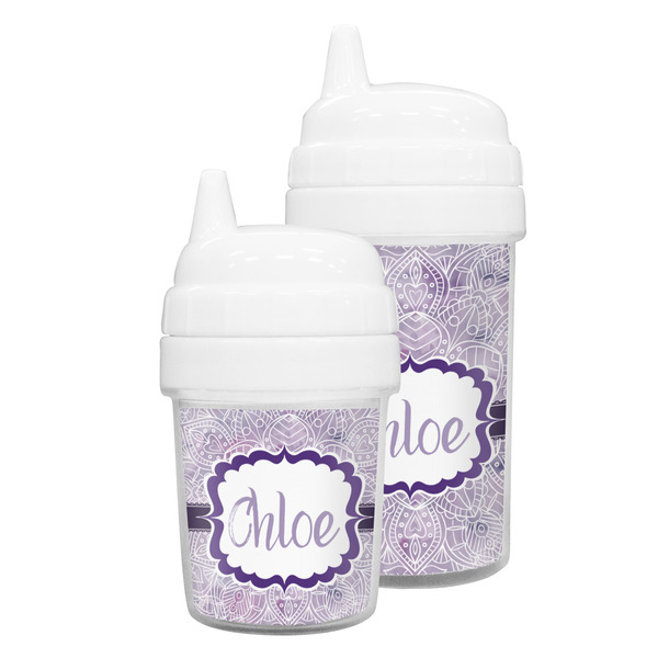 Watercolor Mandala Sippy Cups