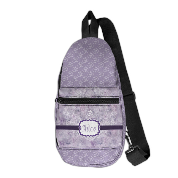 Custom Watercolor Mandala Sling Bag (Personalized)