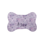 Watercolor Mandala Bone Shaped Dog Food Mat (Small) (Personalized)