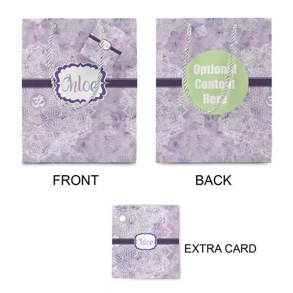 Watercolor Mandala Small Gift Bag - Approval