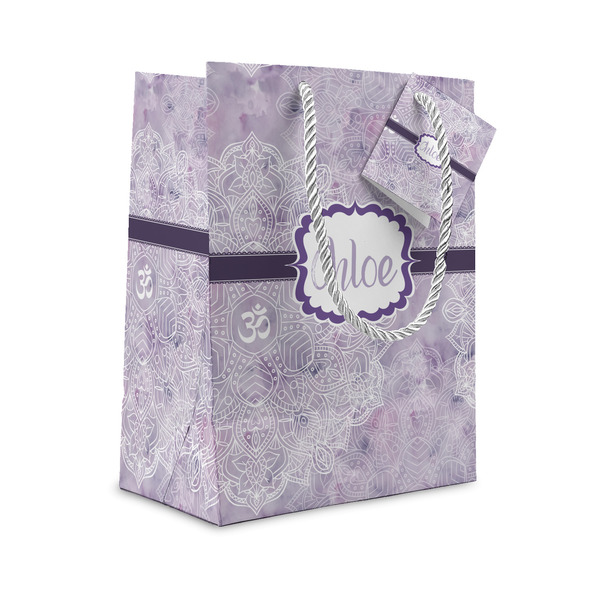 Custom Watercolor Mandala Gift Bag (Personalized)