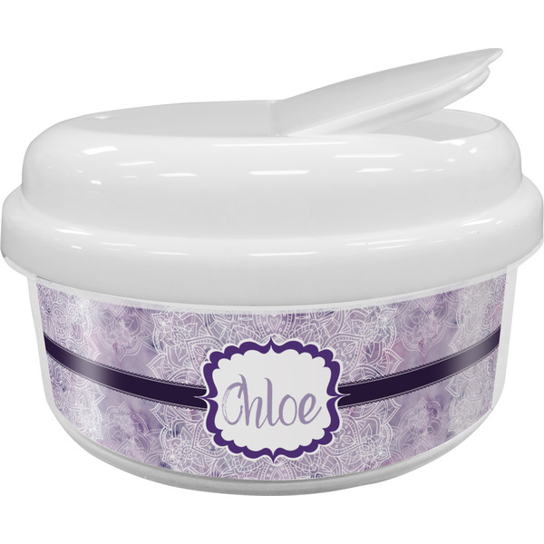 Custom Watercolor Mandala Snack Container (Personalized)