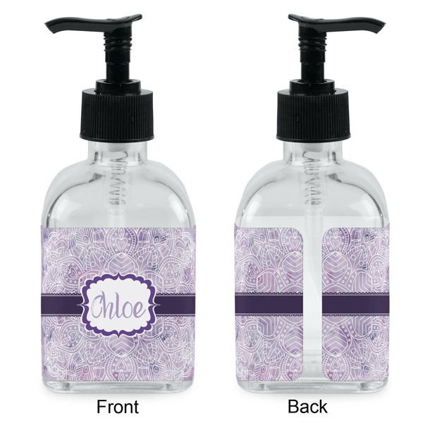 Watercolor Mandala Glass Soap/Lotion Dispenser - Approval