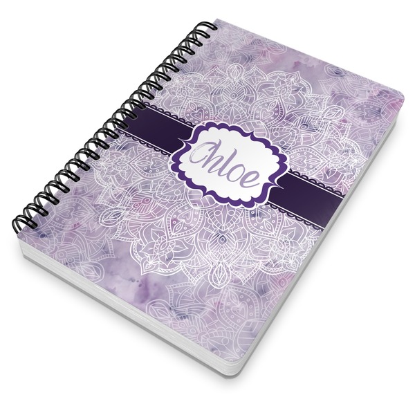 Watercolor Mandala Spiral Journal 7 x 10 - Main