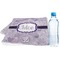 Watercolor Mandala Sports Towel Folded with Water Bottle