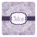 Watercolor Mandala Square Decal - Small (Personalized)