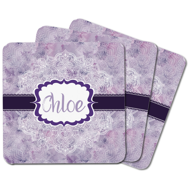 Watercolor Mandala Square Fridge Magnet - MAIN