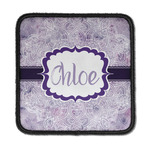 Watercolor Mandala Iron On Square Patch w/ Name or Text