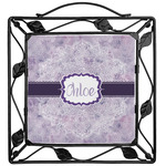Watercolor Mandala Square Trivet (Personalized)