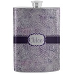 Watercolor Mandala Stainless Steel Flask (Personalized)