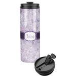Watercolor Mandala Stainless Steel Skinny Tumbler (Personalized)