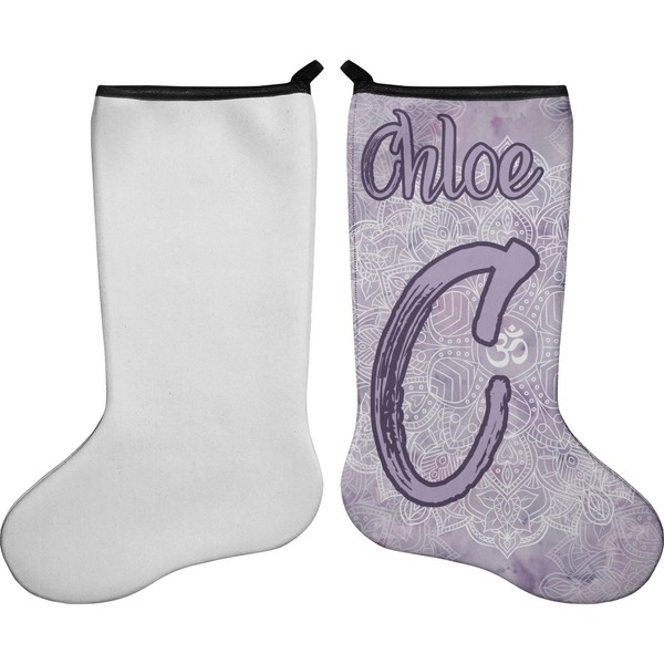 Watercolor Mandala Stocking - Single-Sided - Approval