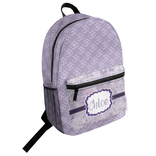 Custom Watercolor Mandala Student Backpack