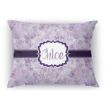 Watercolor Mandala Rectangular Throw Pillow Case (Personalized)