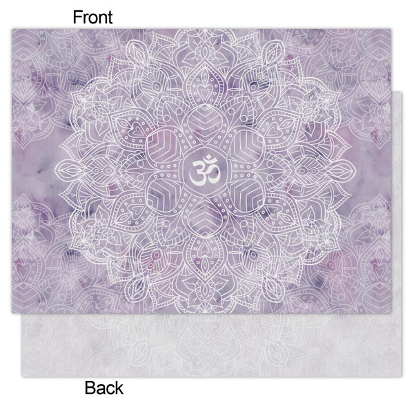 Watercolor Mandala Tissue Paper - Heavyweight - Medium - Front & Back