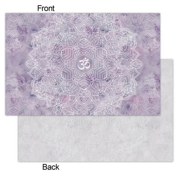 Watercolor Mandala Tissue Paper - Heavyweight - Small - Front & Back