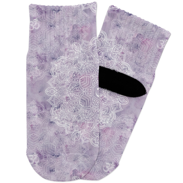 Custom Watercolor Mandala Toddler Ankle Socks