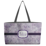 Watercolor Mandala Beach Totes Bag - w/ Black Handles (Personalized)