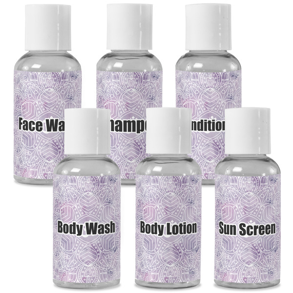 Custom Watercolor Mandala Travel Bottles (Personalized)