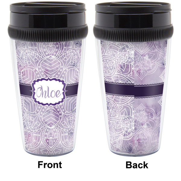 Watercolor Mandala Travel Mug Approval (Personalized)