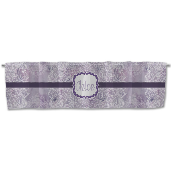 Watercolor Mandala Valance - Front