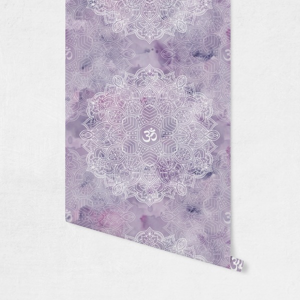 Watercolor Mandala Wallpaper on Wall