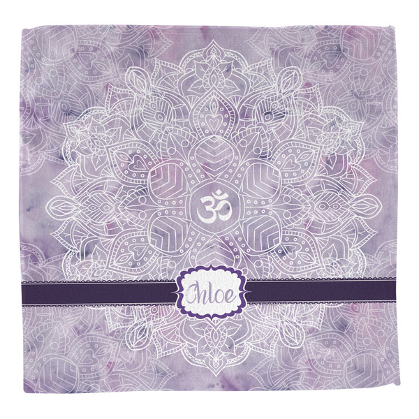 Watercolor Mandala Washcloth - Front - No Soap