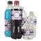 Watercolor Mandala Water Bottle Label - Multiple Bottle Sizes