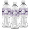 Watercolor Mandala Water Bottle Labels - Front View