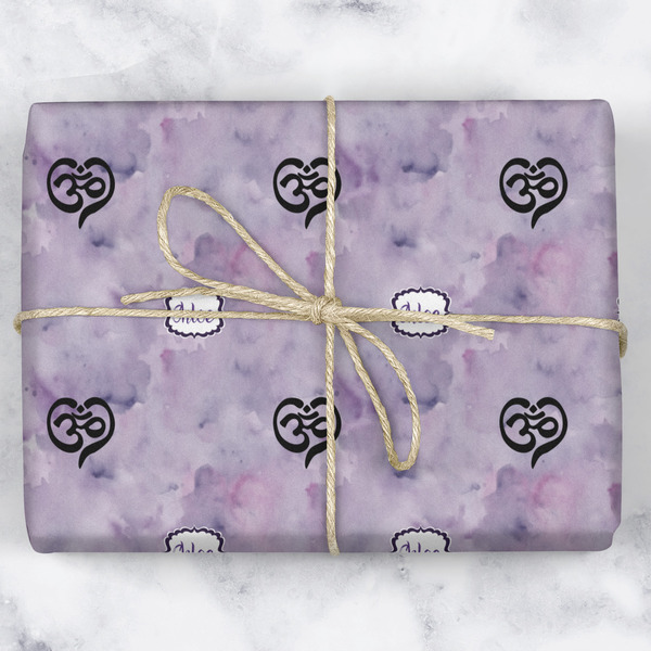 Watercolor Mandala Wrapping Paper Roll - Matte - Wrapped Box