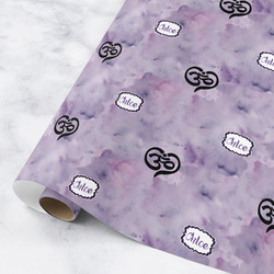 Watercolor Mandala Wrapping Paper Roll - Small (Personalized)