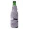 Watercolor Mandala Zipper Bottle Cooler - ANGLE (bottle)
