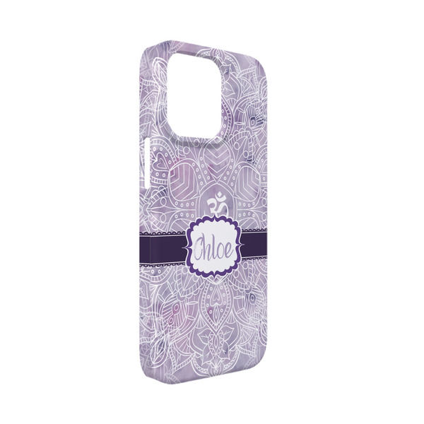 Custom Watercolor Mandala iPhone Case - Plastic - iPhone 13 Mini (Personalized)