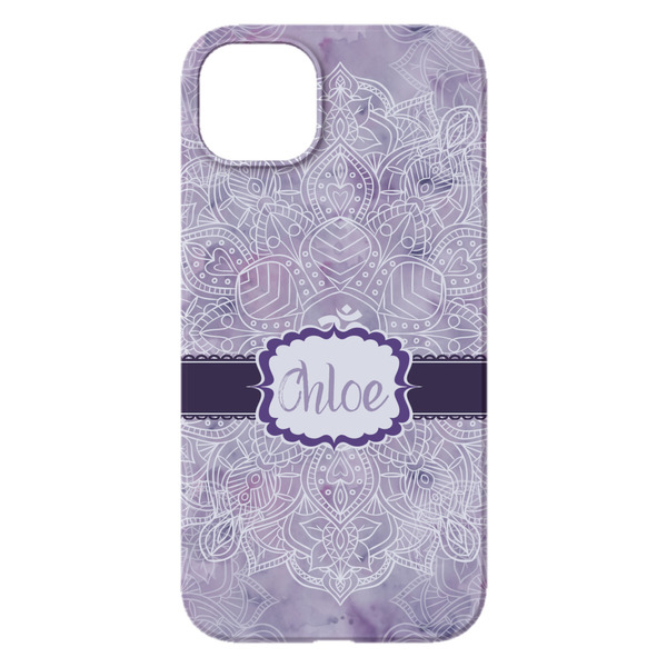 Watercolor Mandala iPhone 14 Plus Case - Back