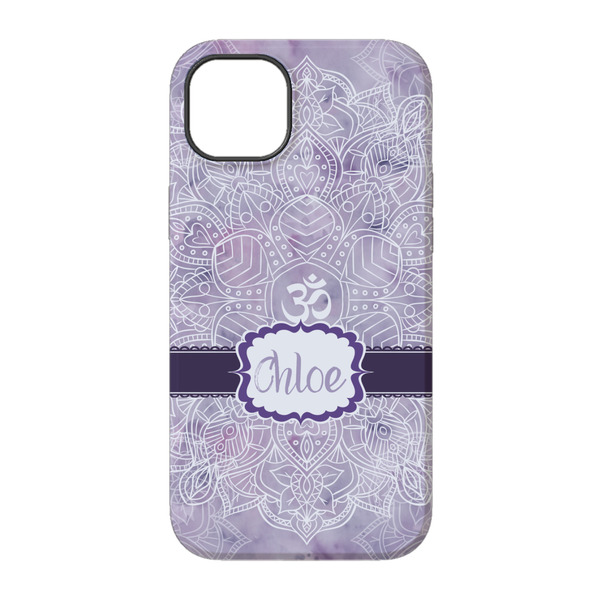 Watercolor Mandala iPhone 14 Pro Tough Case - Back