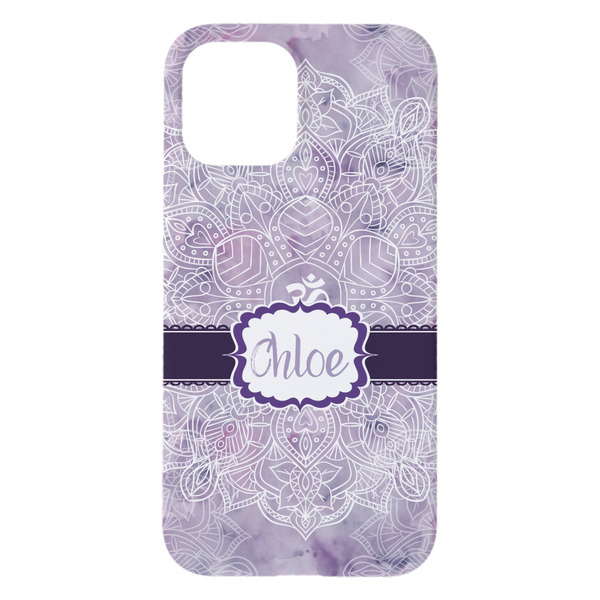 Watercolor Mandala iPhone 15 Plus Case - Back