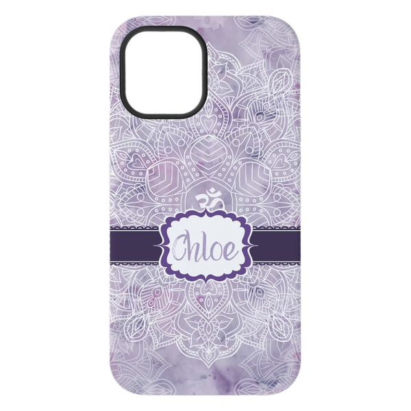 Watercolor Mandala iPhone 15 Plus Tough Case - Back
