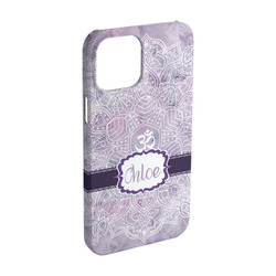 Watercolor Mandala iPhone Case - Plastic - iPhone 15 Pro (Personalized)