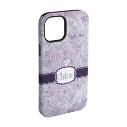 Watercolor Mandala iPhone Case - Rubber Lined - iPhone 15 (Personalized)