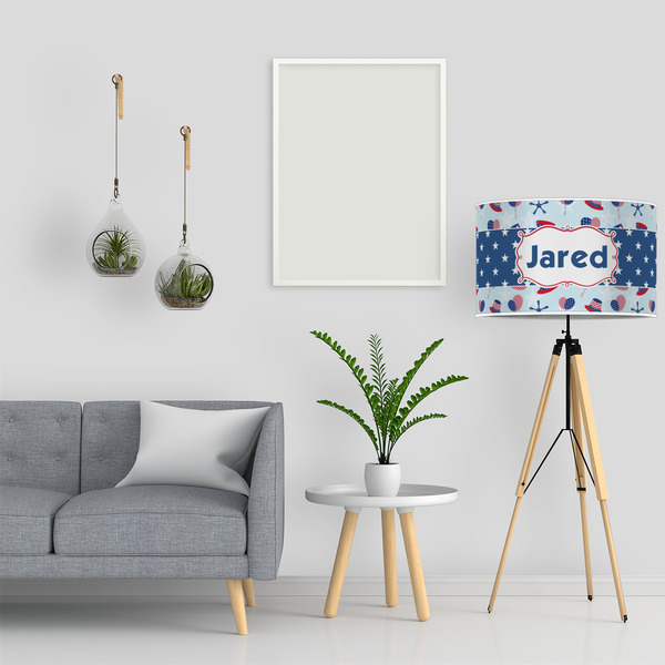 Patriotic Celebration 12" Drum Lampshade - LIFESTYLE