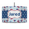 Patriotic Celebration 12" Drum Pendant Lamp - Fabric (Personalized)
